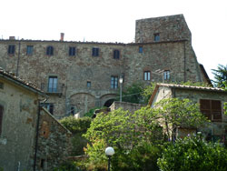 Middle ages castle and keep at Tatti, Massa Marittima Maremma Italy