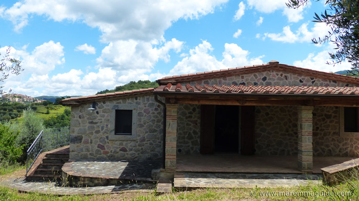 View of the front of the house