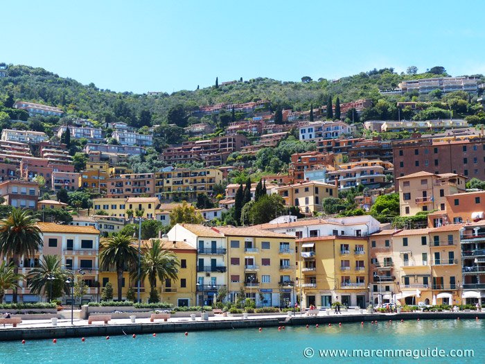 Beach towns in Tuscany Italy