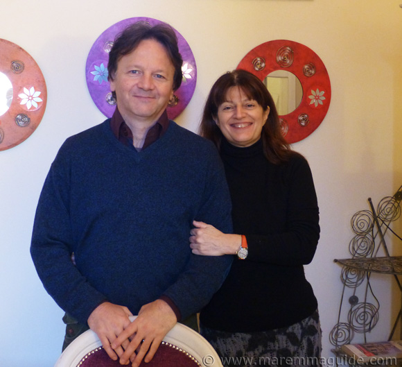 Estate agents in Tuscany: Rita Renzi and Riccardo Giuntini